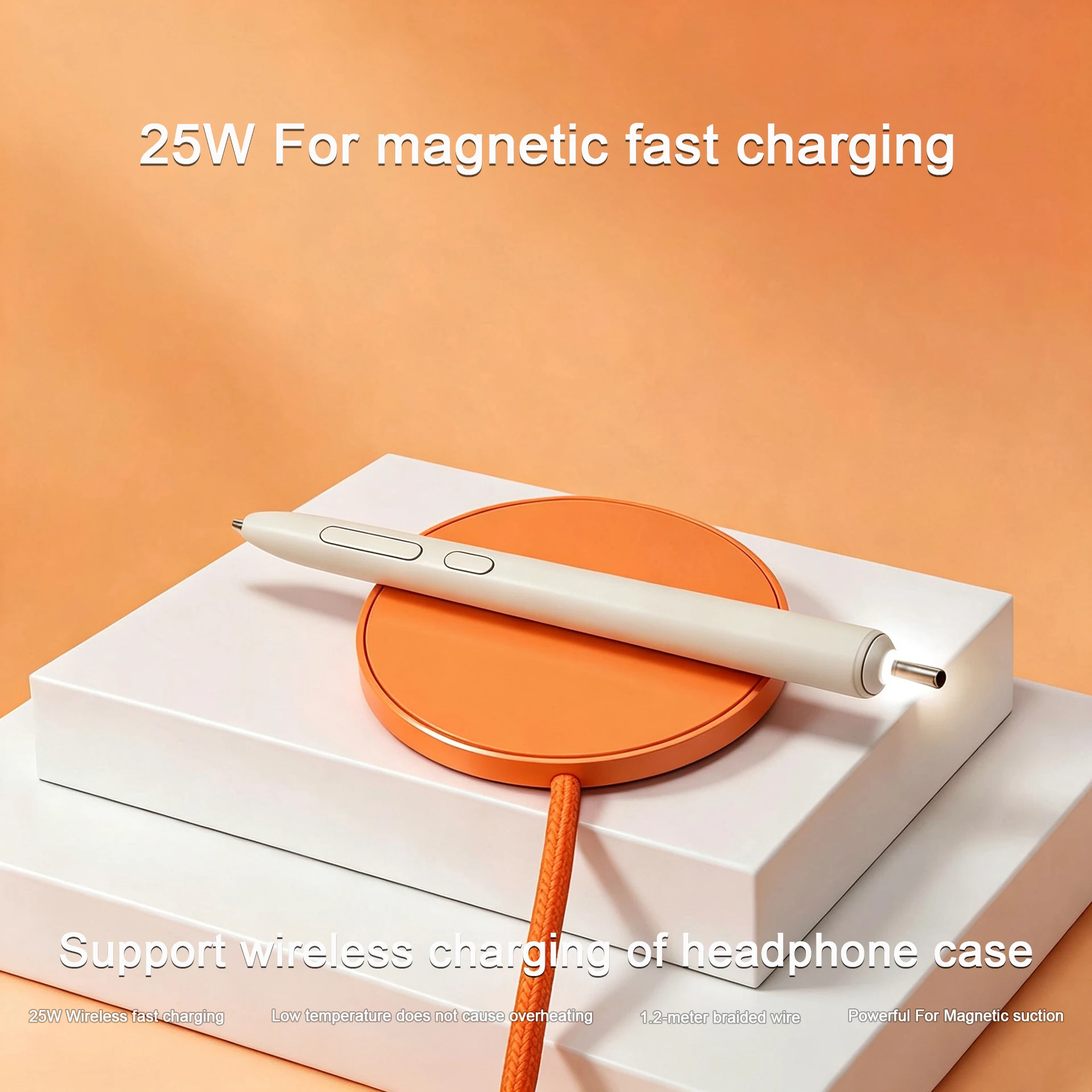 Neues Qi2.2 Magnetisches Ladegerät für 25W Super Wireless Schnellladung für iPhone 18 17 16 15 14 13 12 Pro Max Samsung S25 S24 S23 – Detail 6