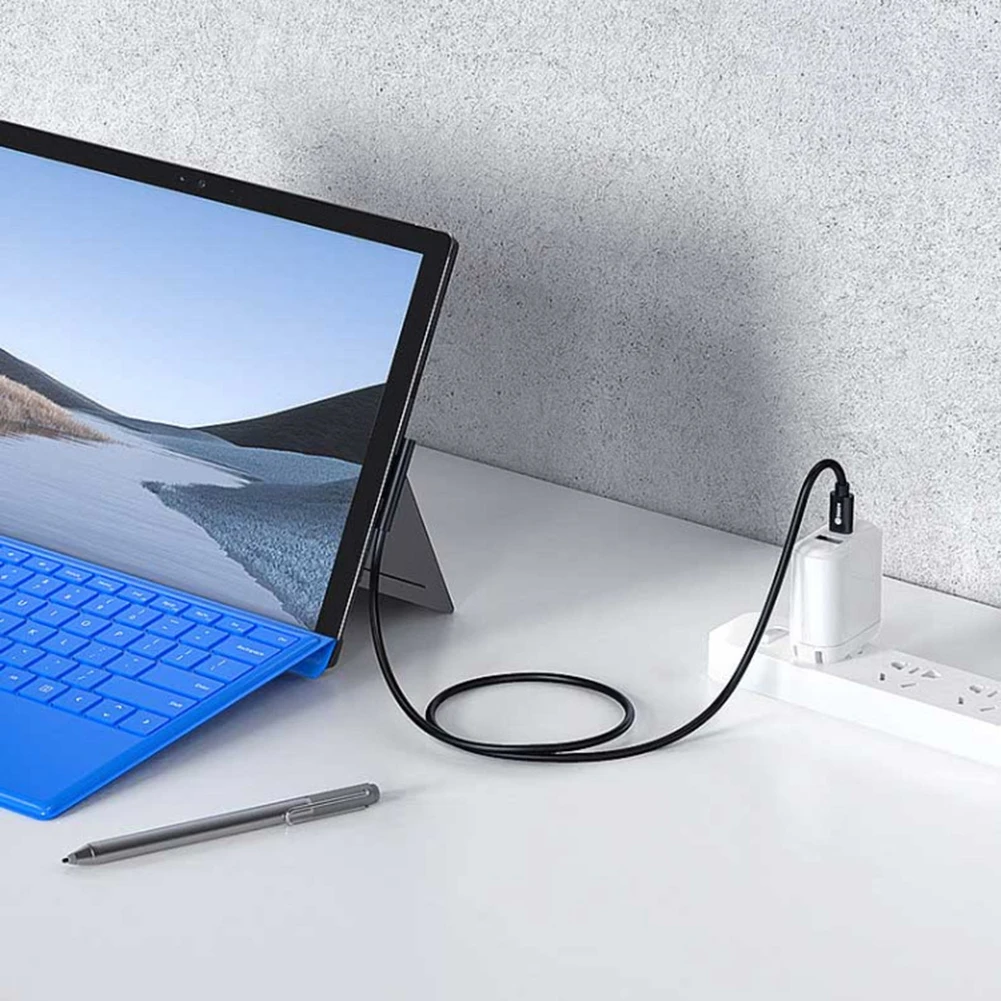 

15 В, 3 А, адаптер для быстрой зарядки, USB Type-C, адаптер для зарядного устройства, быстрый кабель, шнур для Microsoft Surface Pro 3 4 5 6