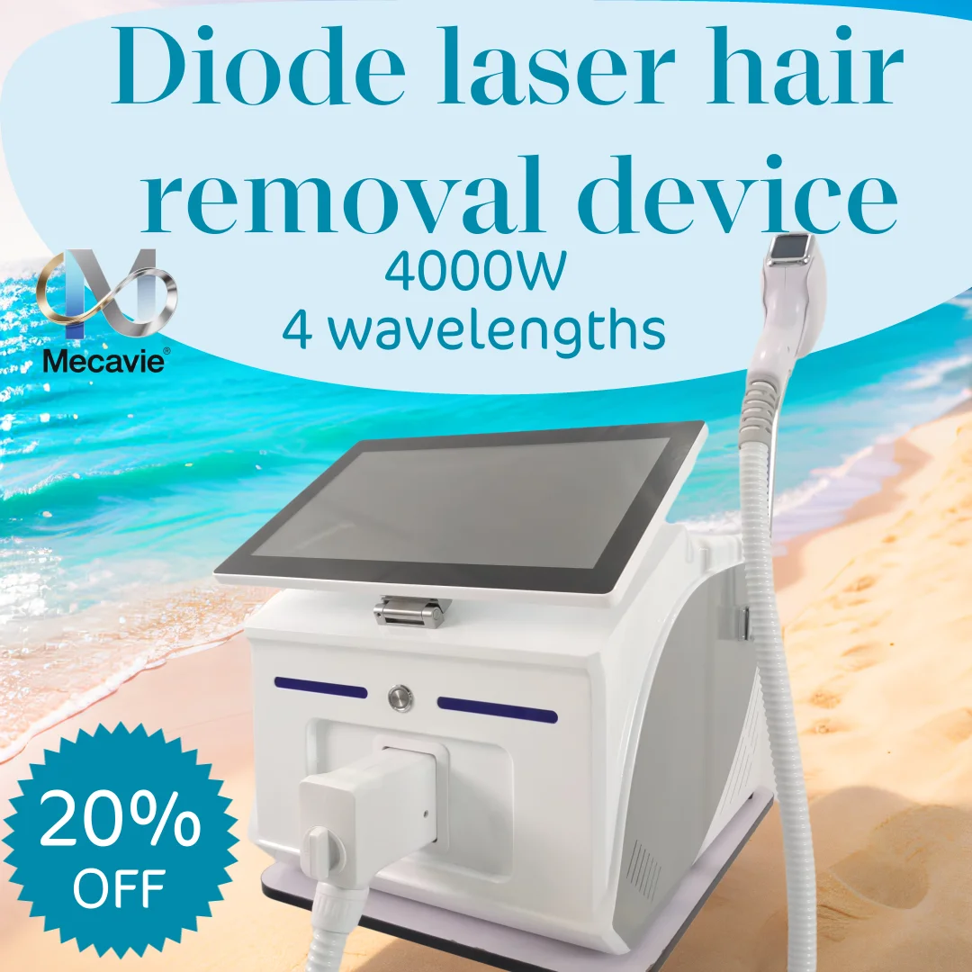 Best Hair Removal Device of 2025 New Ice Platinum Cooling System Skin Care 808nm Diode Laser Hair Removal Machine 4 Wavelengths
