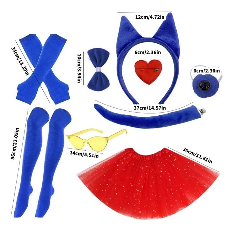 Costume cão cães y5gc acessório dramatização animais para crianças adultas bandeira adulta