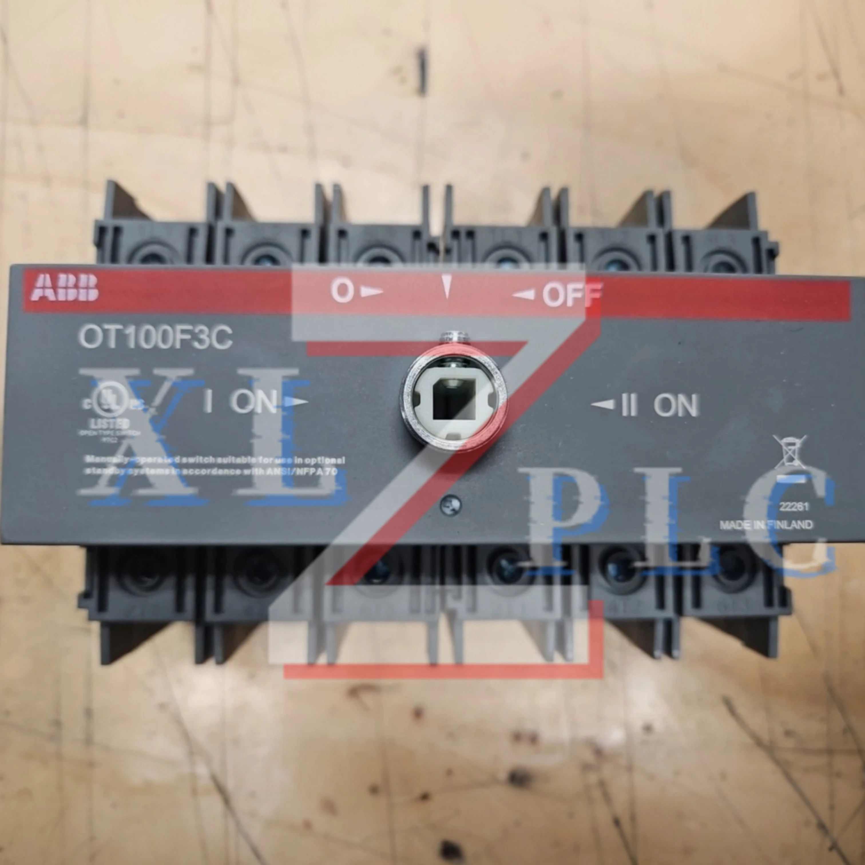 Manual dual power switch isolator  new original   OT100F3C  OT100F4C  OT125F3C  OT125F4C
