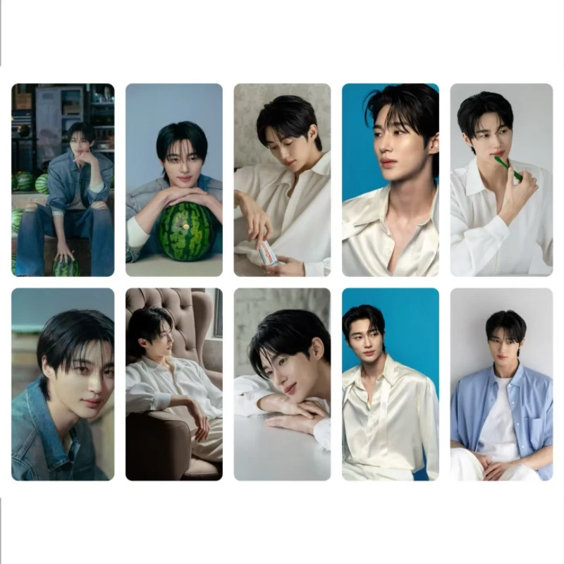 10PC/SET 변우석 Byeon Woo-seok HD Poster Card Stickers Korean TV Loverly Runner Drama Stills Bus Phone Notebook DIY Sticker