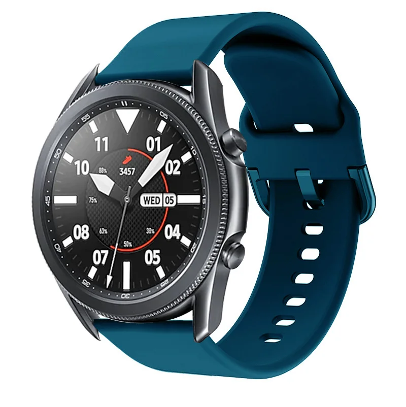 サムスンギャラクシーウォッチ3用シリコンウォッチバンド,サムスンギャラクシーウォッチ用スポーツリストバンド,45mm, 41mm, 42mm, 46mm, 20mm, 22mm