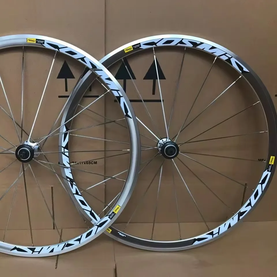 700C Road  wheelset depth 30/40/50mm suitable for 8/9/10/11 silver aluminum alloy bike wheel