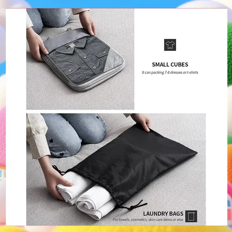 

Легкий набор упаковочных кубиков. Набор сжатых упаковочных кубиков. Идеально подходит для организации чемодана-ABUA.