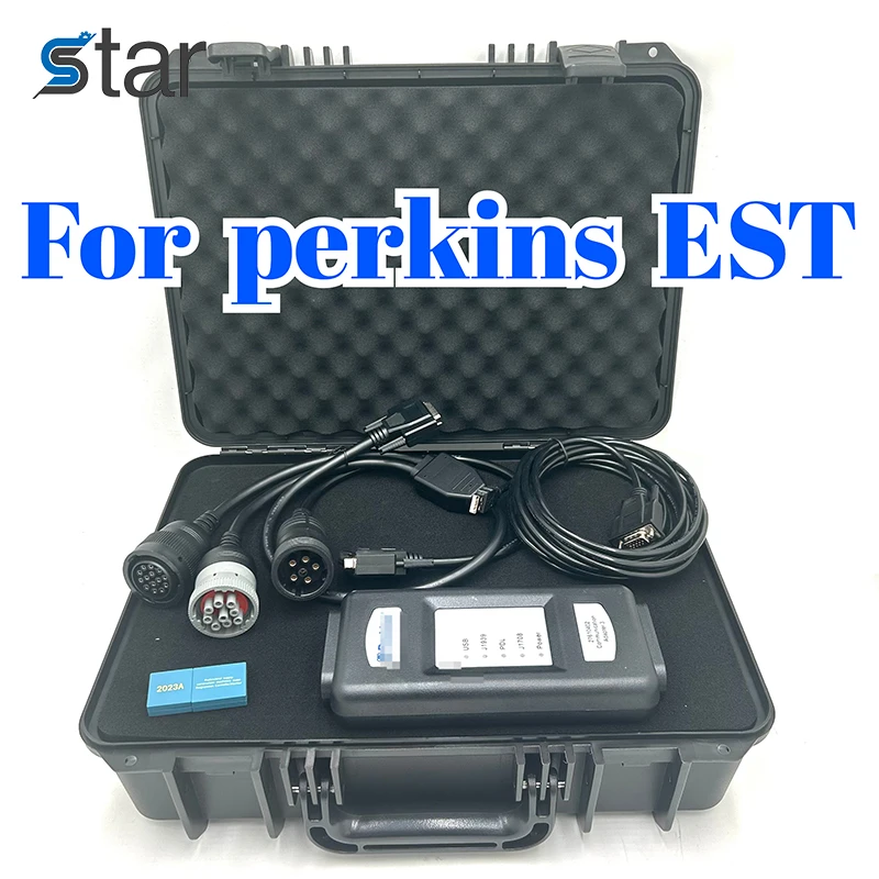 

27610402 Коммуникационный адаптер для сверхмощного экскаватора Perkins Diagnostic Tool с программным обеспечением EST 2021B