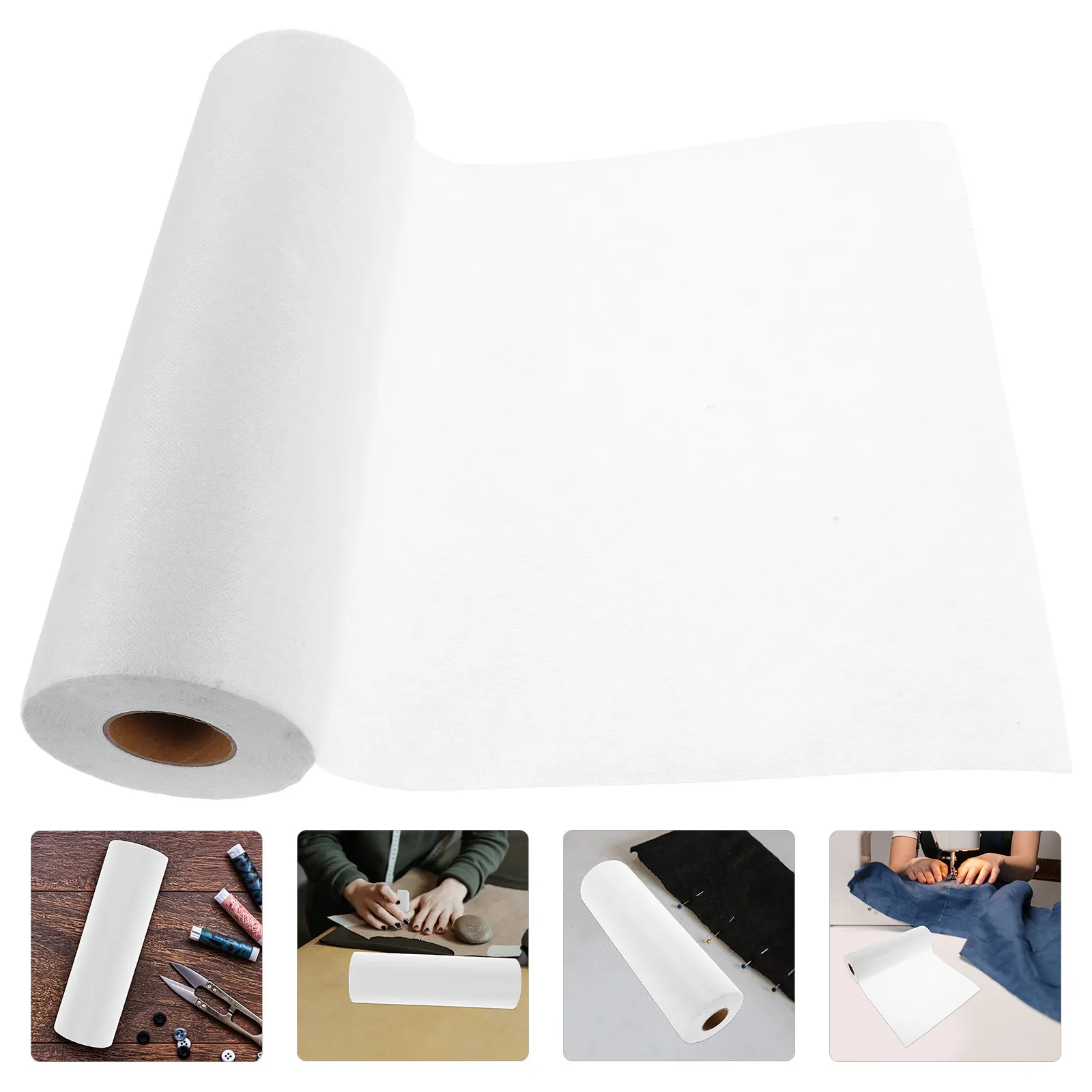 

Iron-on Fusible Non-Woven Interfacing for Sewing Polyester Fabric Stabilizer Easy Application Smooth Finish Versatile Craft