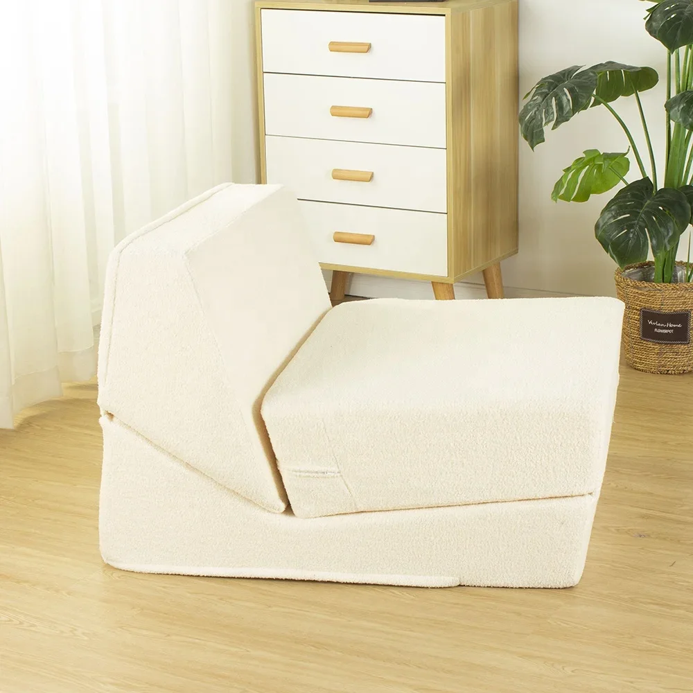 

tatami Couch Bean bag new Single folding bed demountable and clean foam Recliner chair Fabric sofas Living room sofa chair