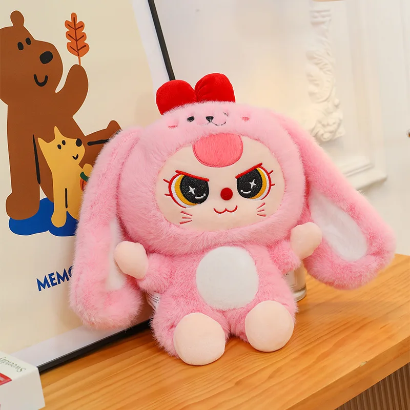 30 ซม.น่ารักตุ๊กตากระต่ายหูตุ๊กตาPlushตุ๊กตาการ์ตูนสัตว์ของเล่นจําลองกระต่ายตุ๊กตาสําหรับคริสต์มาสฮาโลวีนของขวัญ