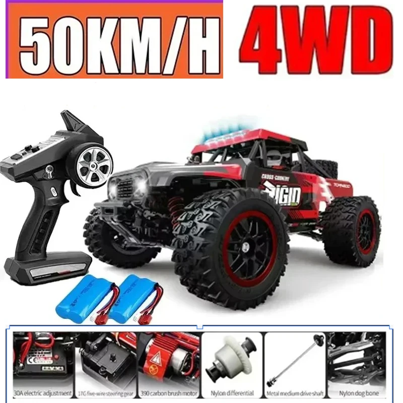 

JJRC 8805 Матовый высокоскоростной 50 км/ч 4X4 Внедорожный 2,4G 4WD Гоночный монстр Автомобиль с дистанционным управлением Масштаб 1:16