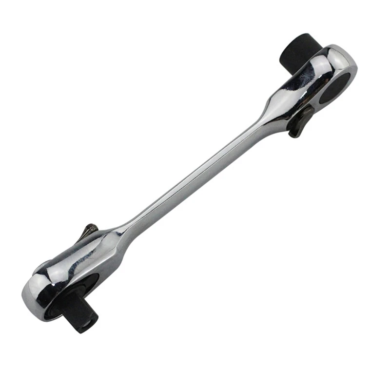Cờ lê nhả nhanh 1/4 inch thực tế Cờ lê kép cho đầu Cờ lê bánh cóc với chuyển động 5 ° Cờ lê 72 răng cho ô tô Dropship