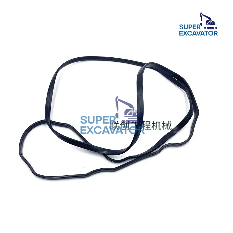 For Kobelco SK200-6 SK230-6E Kato hd 820R Mitsu-bishi 6D34 valve gasket cover rubber strip excavator Parts