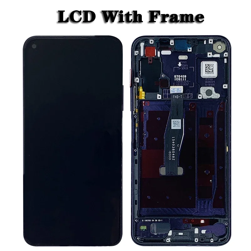 Substituição do digitador da tela táctil do LCD para Huawei, honra 20, YAL-L21, honra 20 pro, YAL-L41, 6,26 \