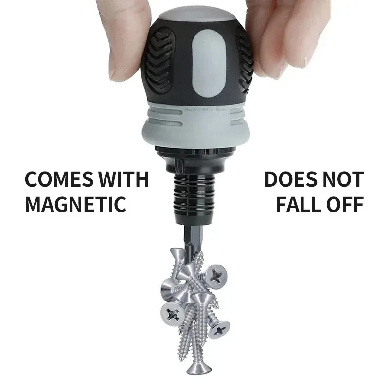 Short Shaped Ratchet Screwdriver Set Radish Head High Hardness Labor-Saving Multi-Functional Dual-Purpose Tool image 4
