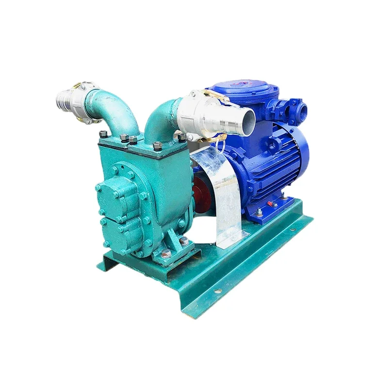 High flow YHCB arc-shaped gear pump explosion-proof oil tank truck unloading three-phase diesel pump