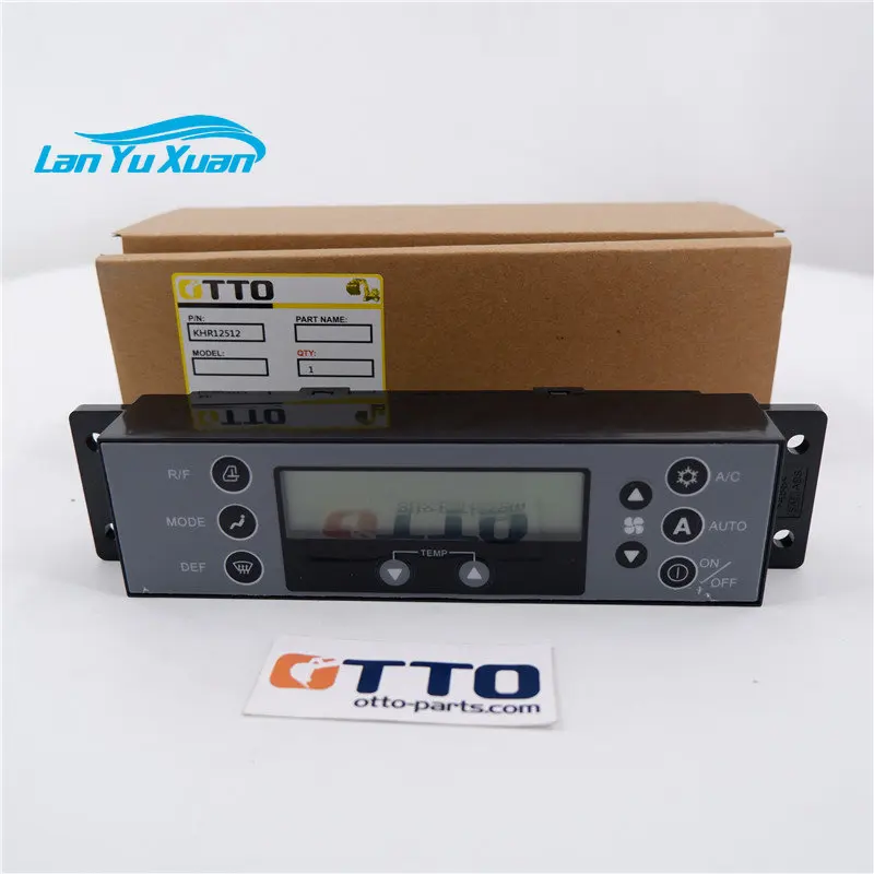 OTTO Construction Machinery Parts CX210B SH210 SH210-5 Air Conditioner Control Panel KHR12512 KHR-12512 For Excavator Parts