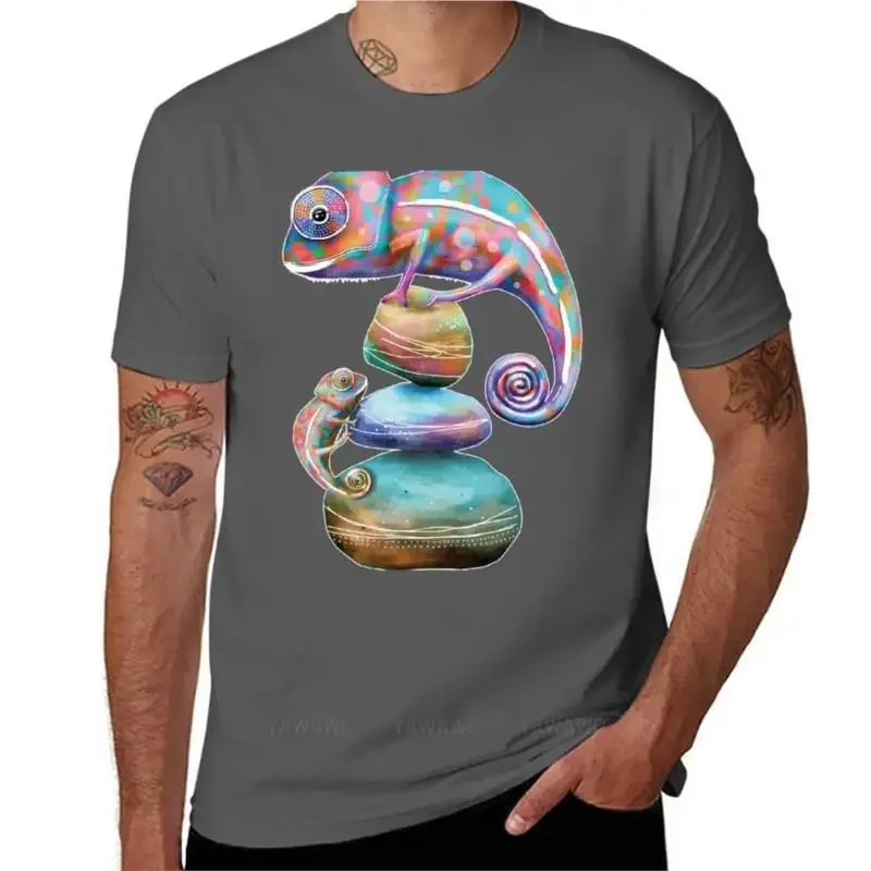 brand t-shirt man Chameleons T-Shirt cat shirts plain t-shirt black t shirt mens t shirts pack cotton tee-shirt