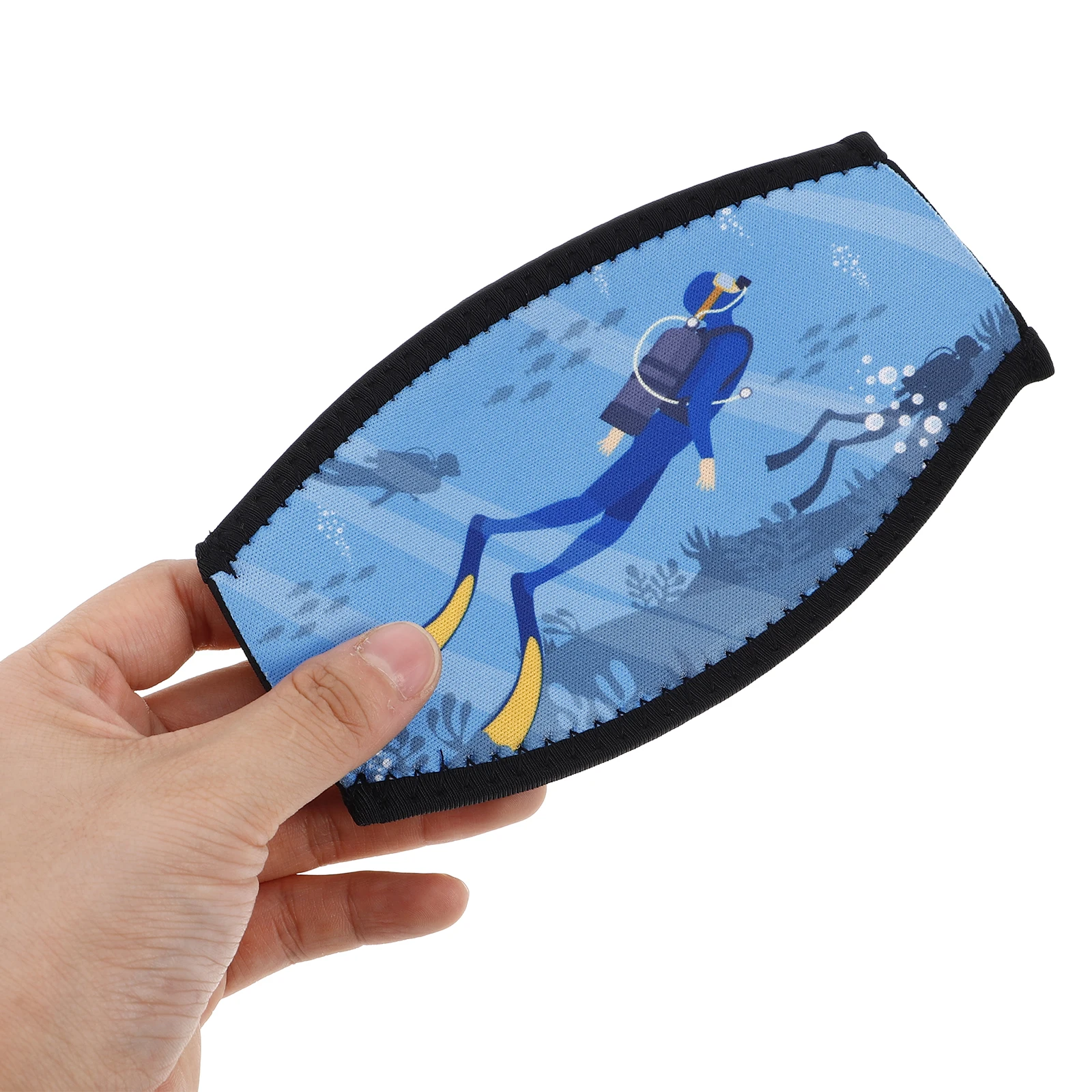 สายรัดหน้ากากดำน้ำ ผ้าคลุมแว่นตา สำหรับผู้ชาย ปรับได้ ทำจากนีโอพรีน สำหรับนักดำน้ำ