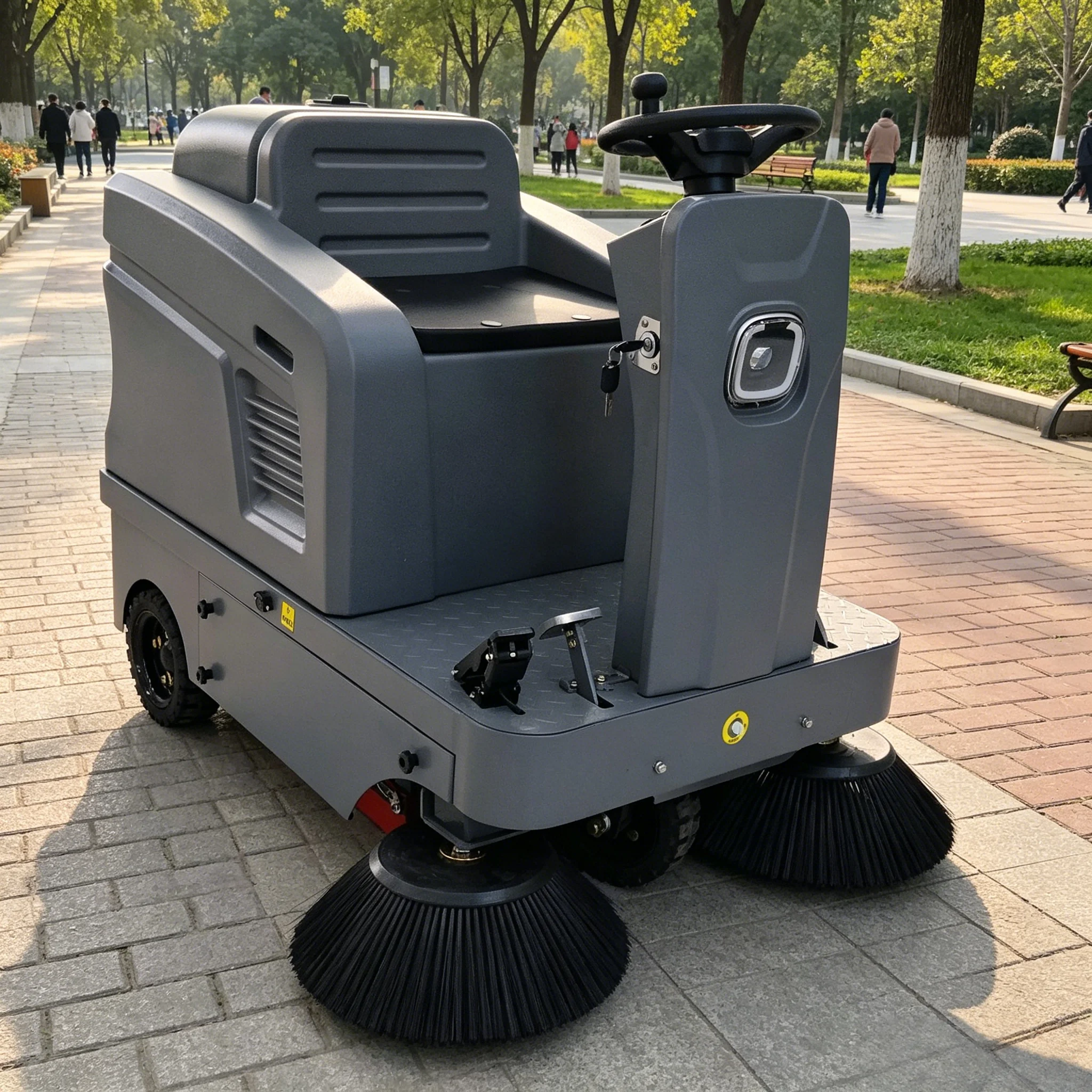 Customized Ride-On High Quality Street Sweeper Machine New Condition Electric Floor Sweepers For Road Cleaning