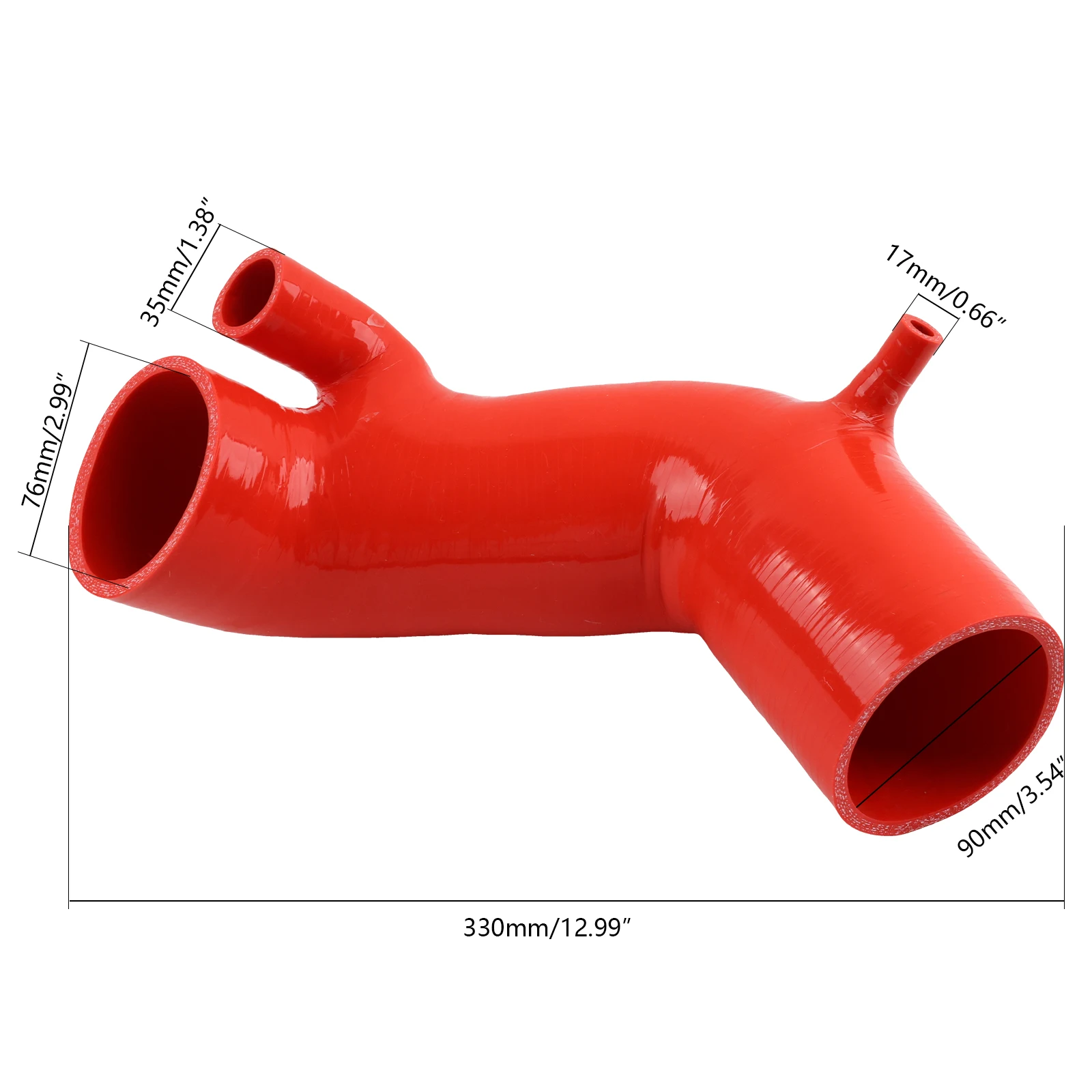 Silicone Air Intake Hose Tube For BMW E46 M52 M54 320Ci 320i 323Ci 323i 325Ci 325i 325xi 328i E36 Z3 13541705209 13541435627