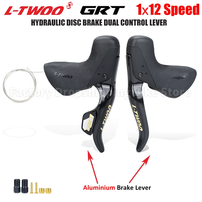 LTWOO GRT Gravel Road Bike Hydraulic Disc Brake Shifters 1x12 Speed Aluminum Alloy Dual Control Levers Original Bicycle Parts