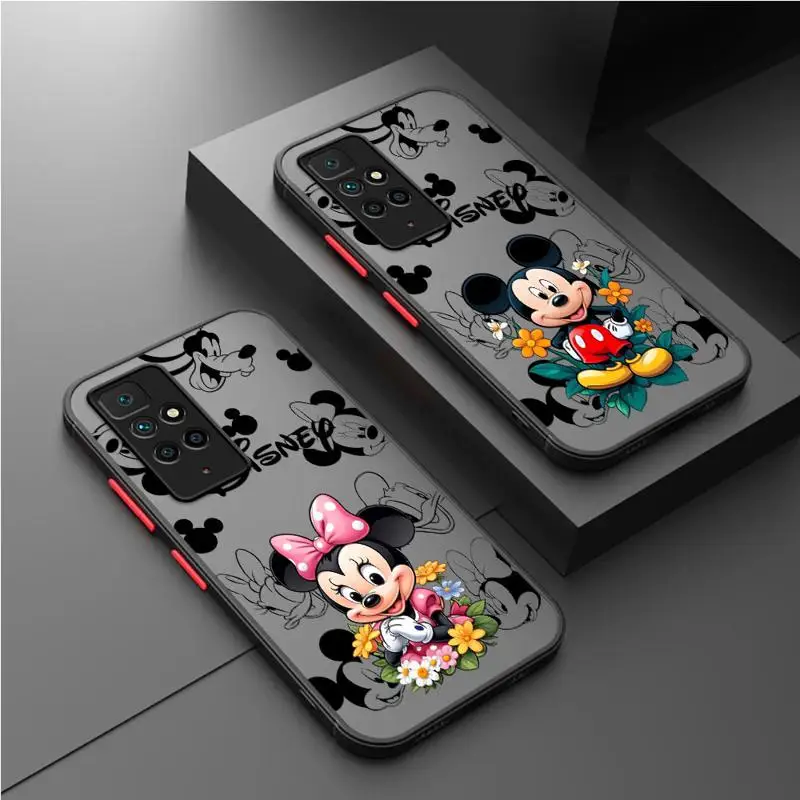 Case For Xiaomi Redmi Note 11 13 Pro Plus 10 12 9S 12S 12C 9 K40 10C A1 Plus 8T Phone Cover Disney Mickey Minnie Donald Duck