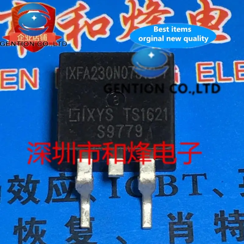 

10 шт. IXFA230N075T2-7 TO-263 230 В 75 А в наличии 100% новые и оригинальные