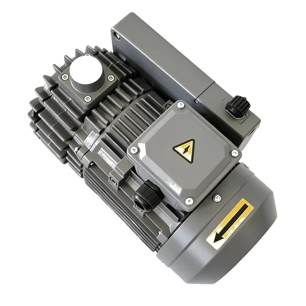 Source Factory OEK QV-21 Single-stage Rotary Vane Vacuum Pump with Fully Automatic Control Pure Copper Motor 0.5 Mbar Pressure