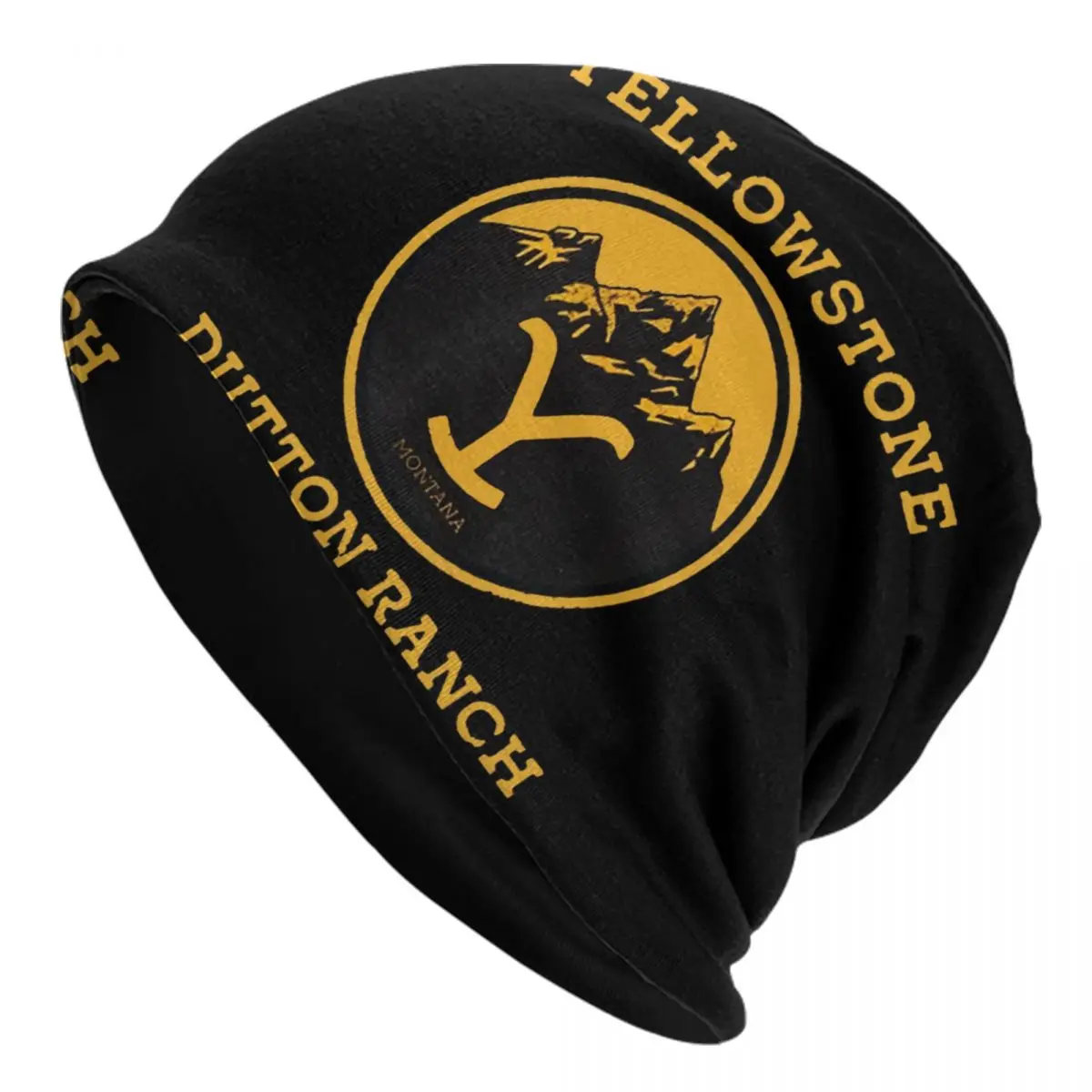 Dutton Ranch Yellowstone Logo Bonnet Hat Knitting Hats Men Women Fashion Unisex Warm Winter Skullies Beanies Caps