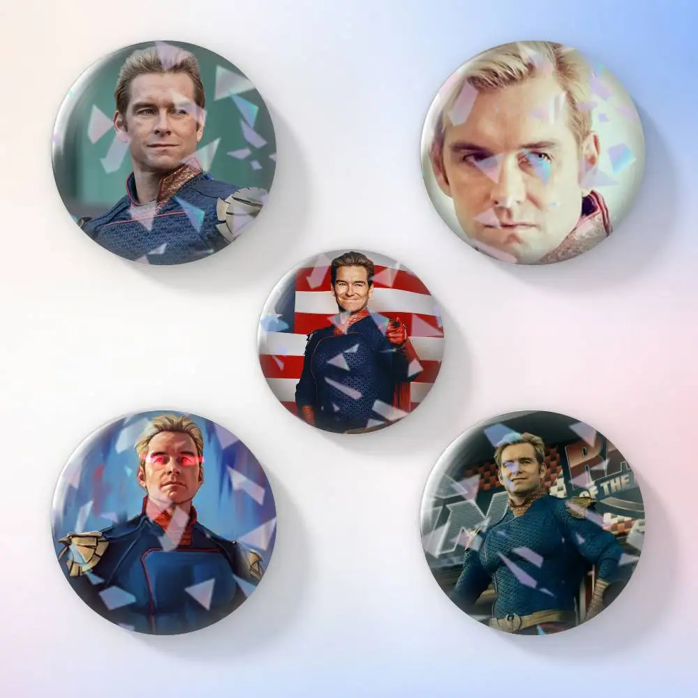 The h-Homelander The Boys Brooch Metal Decorative Brooch Pins for Backpack Clothes Jacket Accessories,Souvenir.