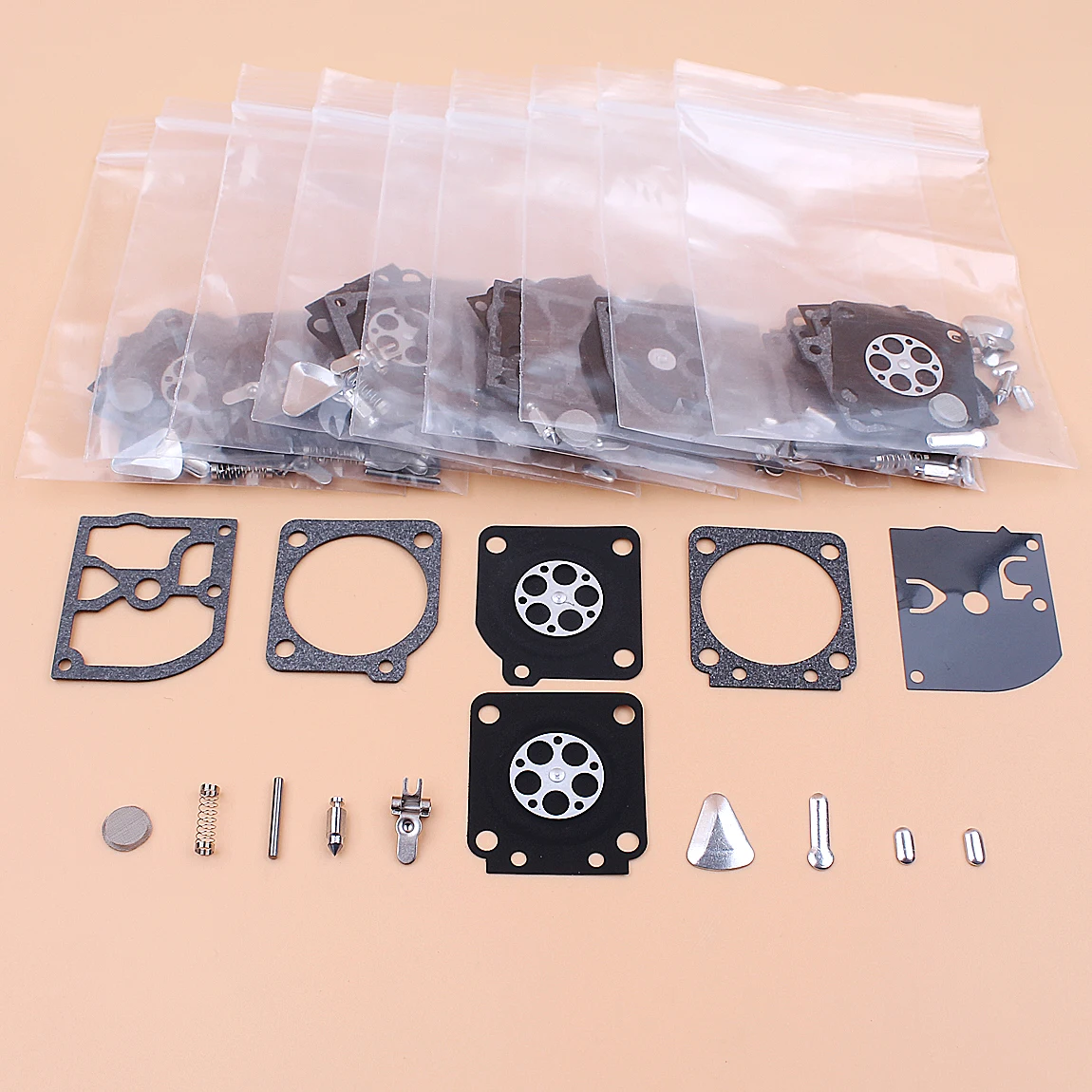 ダイヤフラムキャブレター,stihl 020 020t ms191 ms192t ms200 ms200t ms 200 200t 191 192t,zama RB-69用リビルドキット