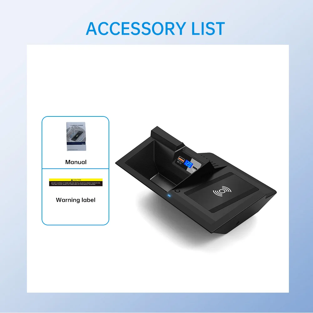 شاحن سيارة لاسلكي لمازدا CX-5 2017-2024 شاحن لاسلكي لإكسسوارات السيارات أدوات اكسسوارات السيارات #5