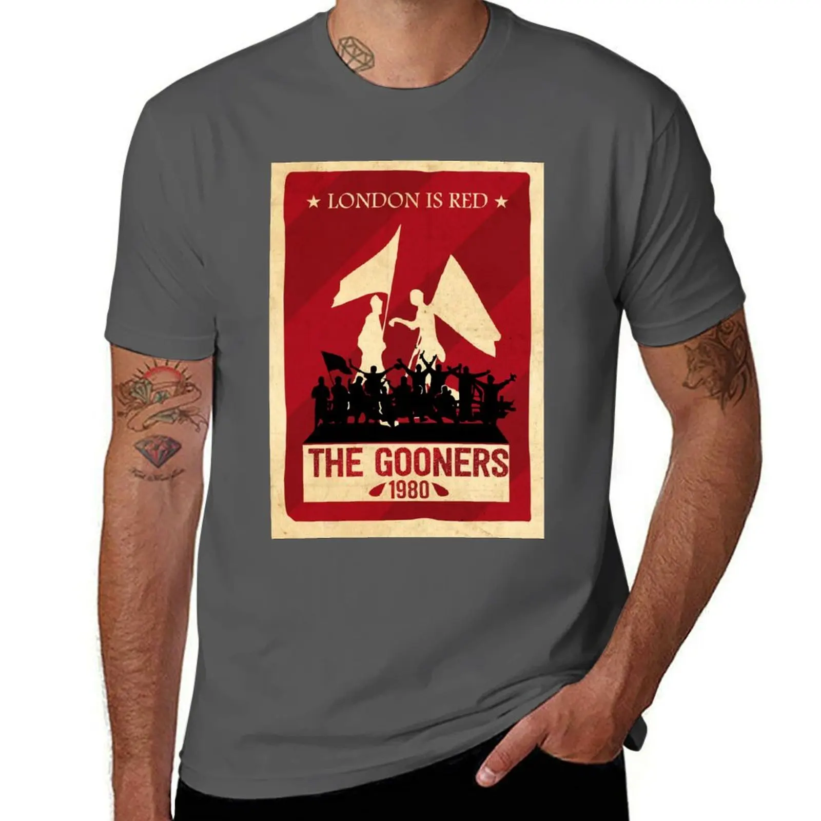 The Gooners - Arsenal T-Shirt plain vintage t shirts Funny t-shirt affliction shirts plain white t shirts men