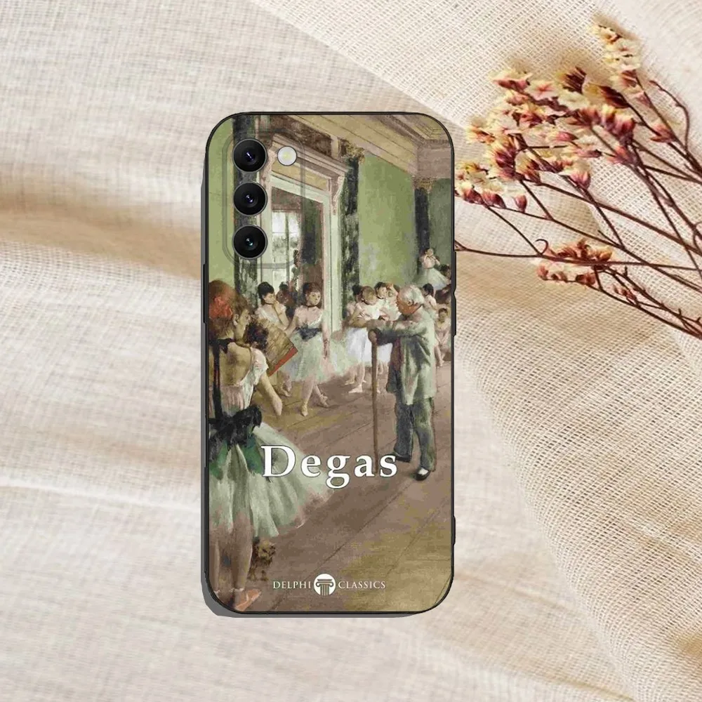 Edgar Degas Dancer ART  Phone Case For Samsung Galaxy A13,A21s,A22,A31,A32,A52,A53,A71,A80,A91 Soft Black Cover