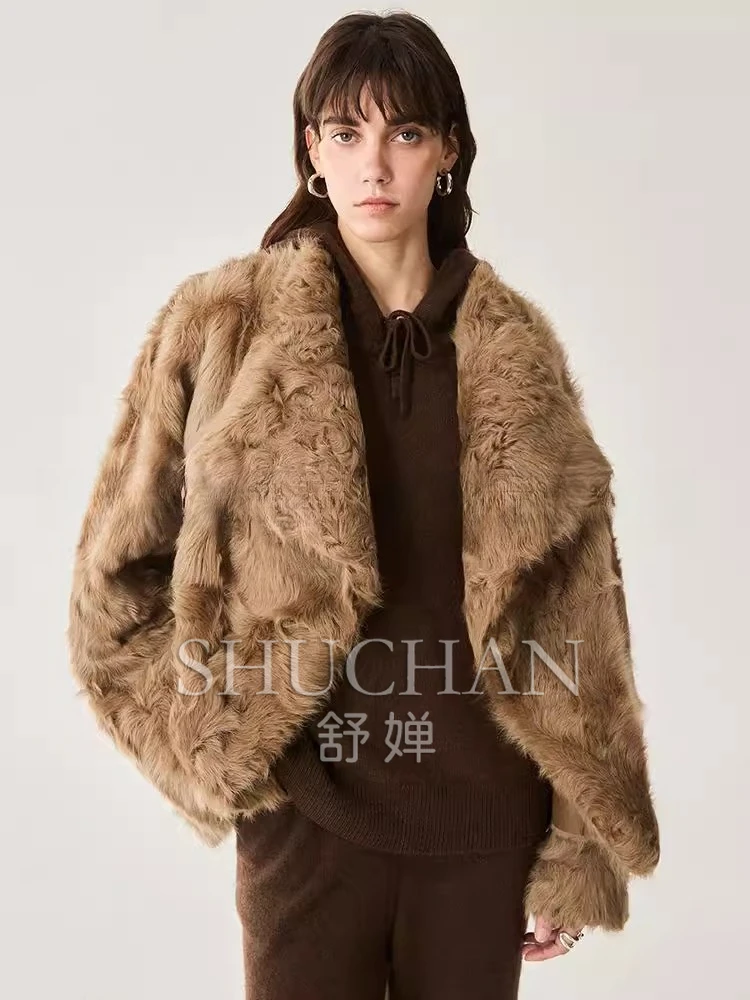 Новое зимнее пальто из овечьей кожи