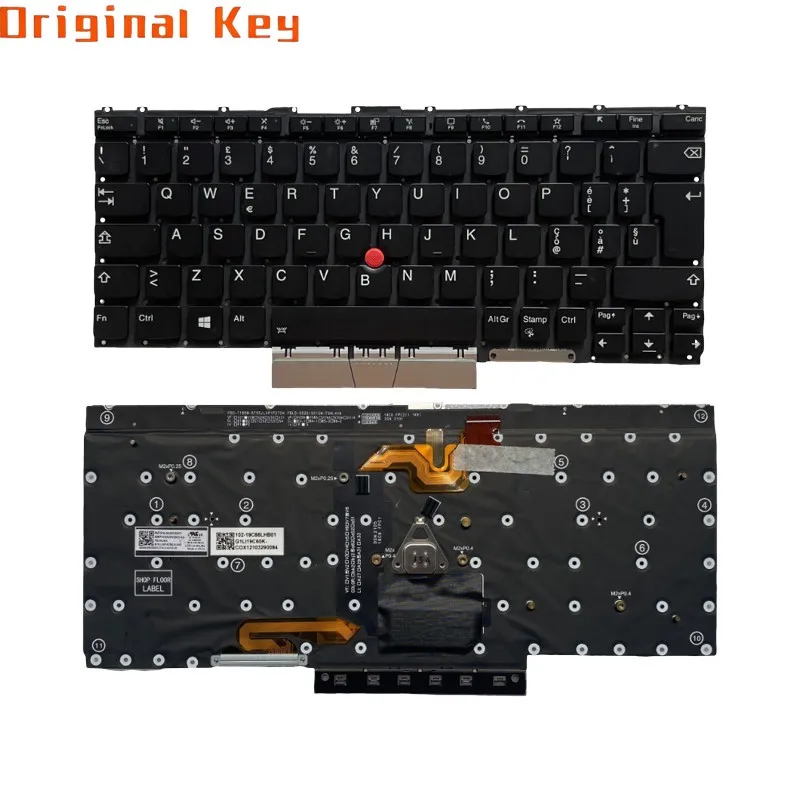 Black Backlit Keyboard For Lenovo Thinkpad X1 Titanium Gen1 G1 SN20W22431 SN20W22439 SN20W22428 SN20W22444 SN20W22462