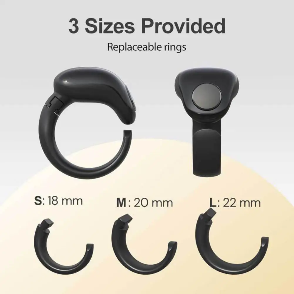 

Tasbih Counter Ring Digital Finger Counter Ring with App Support for Prayer Reminder Waterproof for Easy for On-the-go