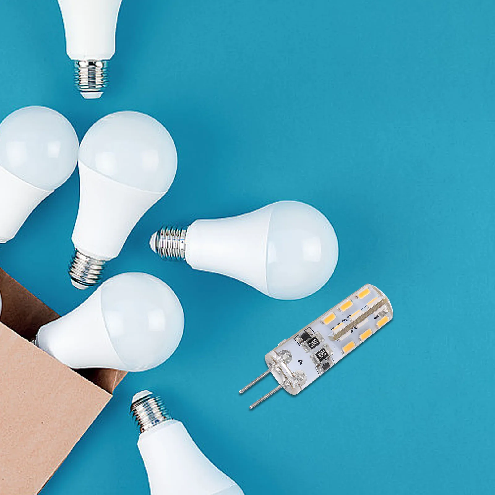 

Светодиодная лампа G4 12 В G4 теплый белый светодиод 3014 SMD Светодиодная лампа Теплый белый светодиодный светильник G4 Светодиодная лампа