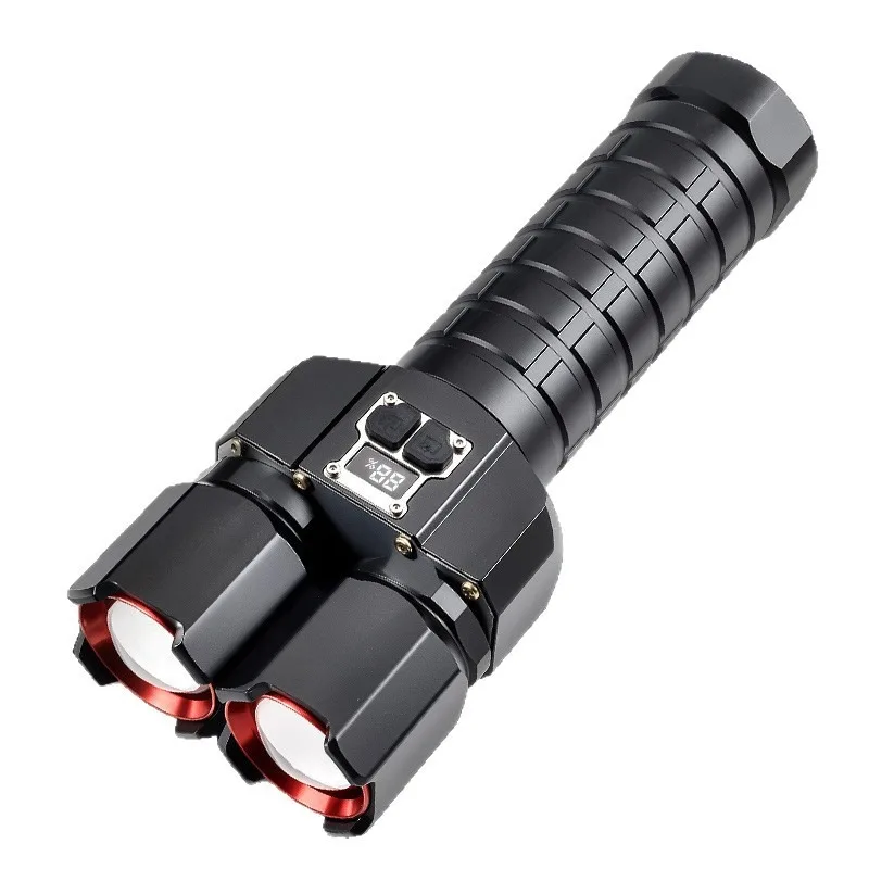 2026 New Ultra Bright White Laser Flashlight White Yellow Light Core Long Range Type-C Charging Large Capacity Torch