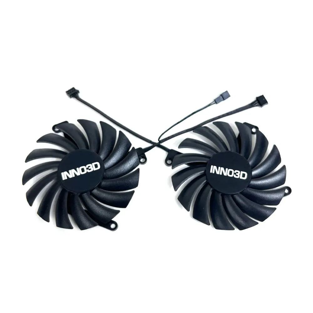 2PCS/SET CF-12910S 4PIN 0.35A RTX 3050、3060TI Twin x2 GPU FAN，For INNO3D RTX 3050、3060Ti、3070 Twin x2 Oc Video card cooling fan