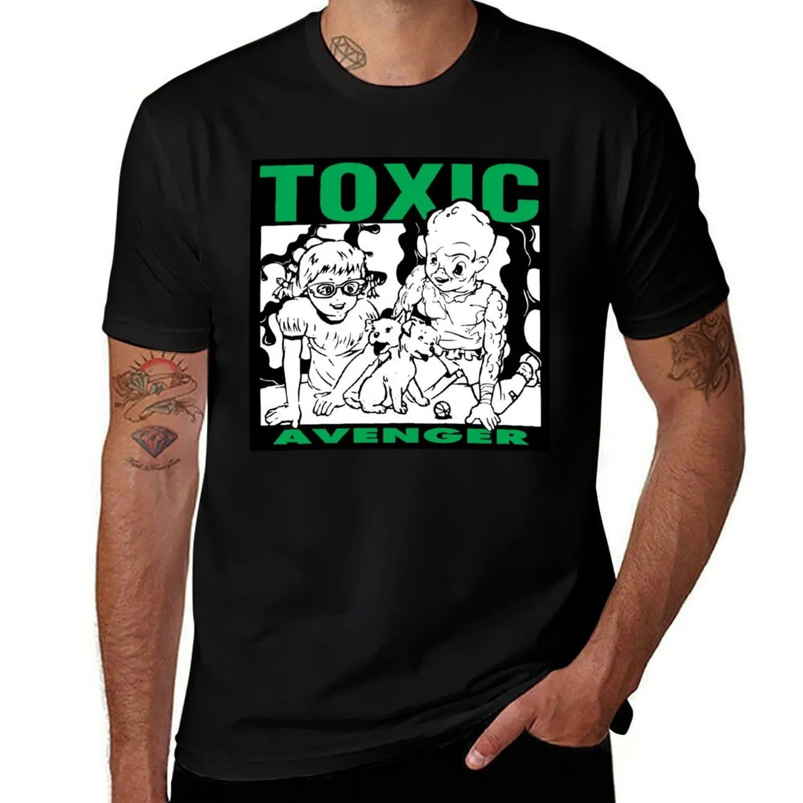 Camiseta de Melvin el Vengador Tóxico, Camiseta Casual de Acción de Gracias