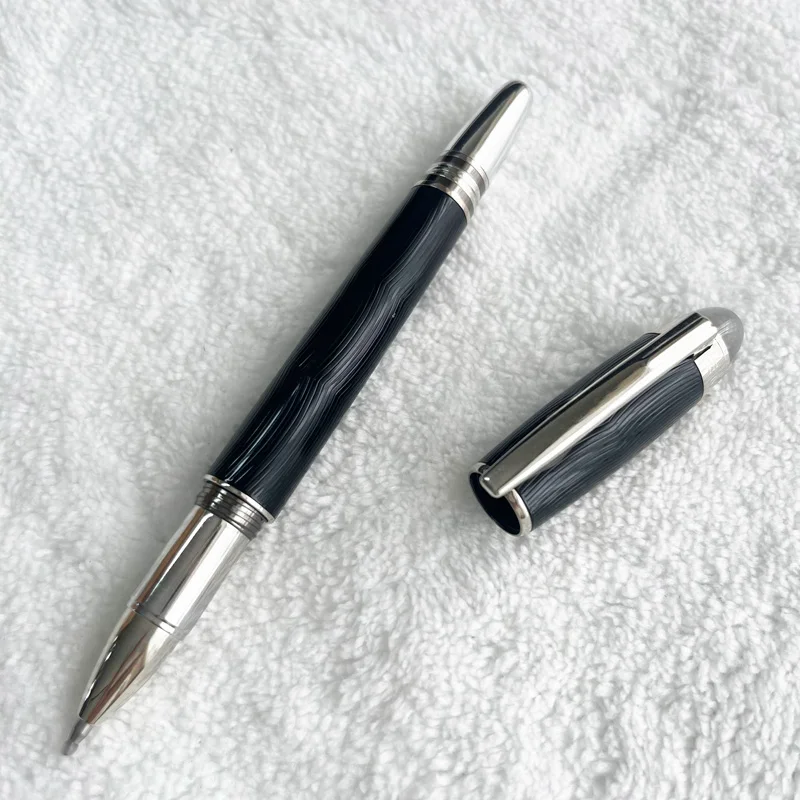 إصدار محدود من الراتنج الأسود MB رقعة الشطرنج كريستال ستار رولربال جل قلم حبر جاف تصميم فريد من نوعه رمز سلسلة المكتب NDL33966L