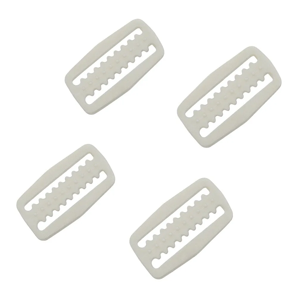 4pcs Glow in the Dark Webbing Stopper for 50mm For BCD Straps with Precision Fit and Low-Light Visibility Function