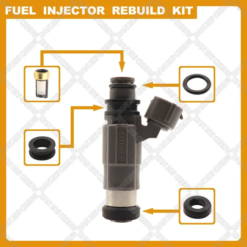 

Fuel Injectors Seals O-Ring Repair For Mitsubishi Mirage 1997-2002 1.5L Engines CDH166