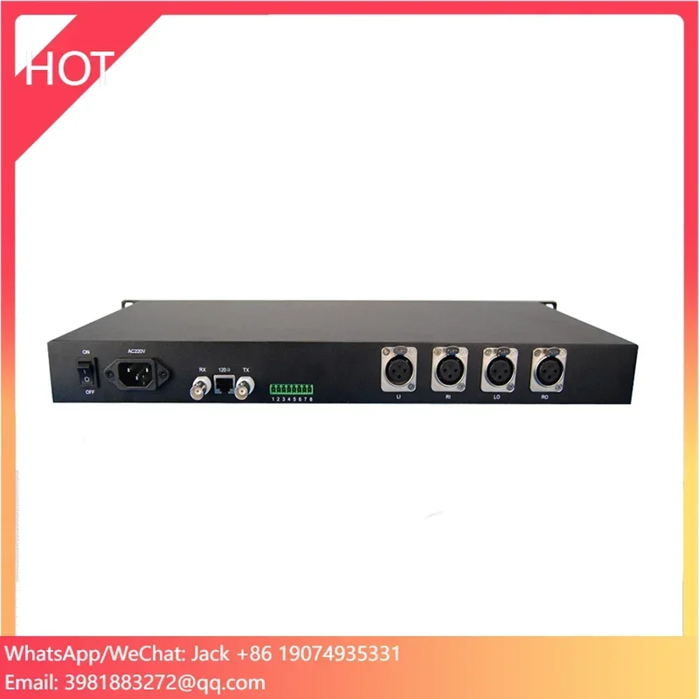 Broadcast Audio Equipment XLR Stereo Audio To E1 Codec E1-XLR/AES Audio Codec Decoder Encoder