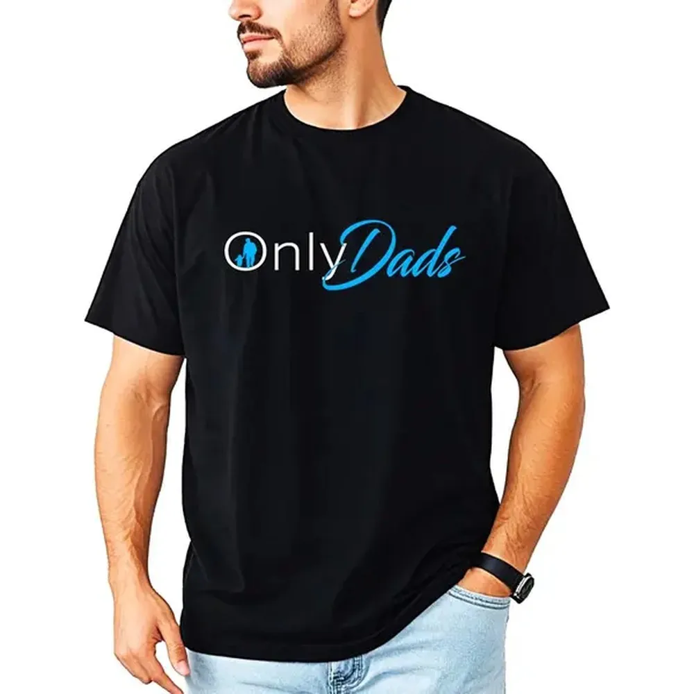 Camiseta de algodón de manga corta para hombre, camiseta divertida con estampado para el Día del Padre, camisetas gráficas, sudadera con capucha y sudadera para otoño e invierno