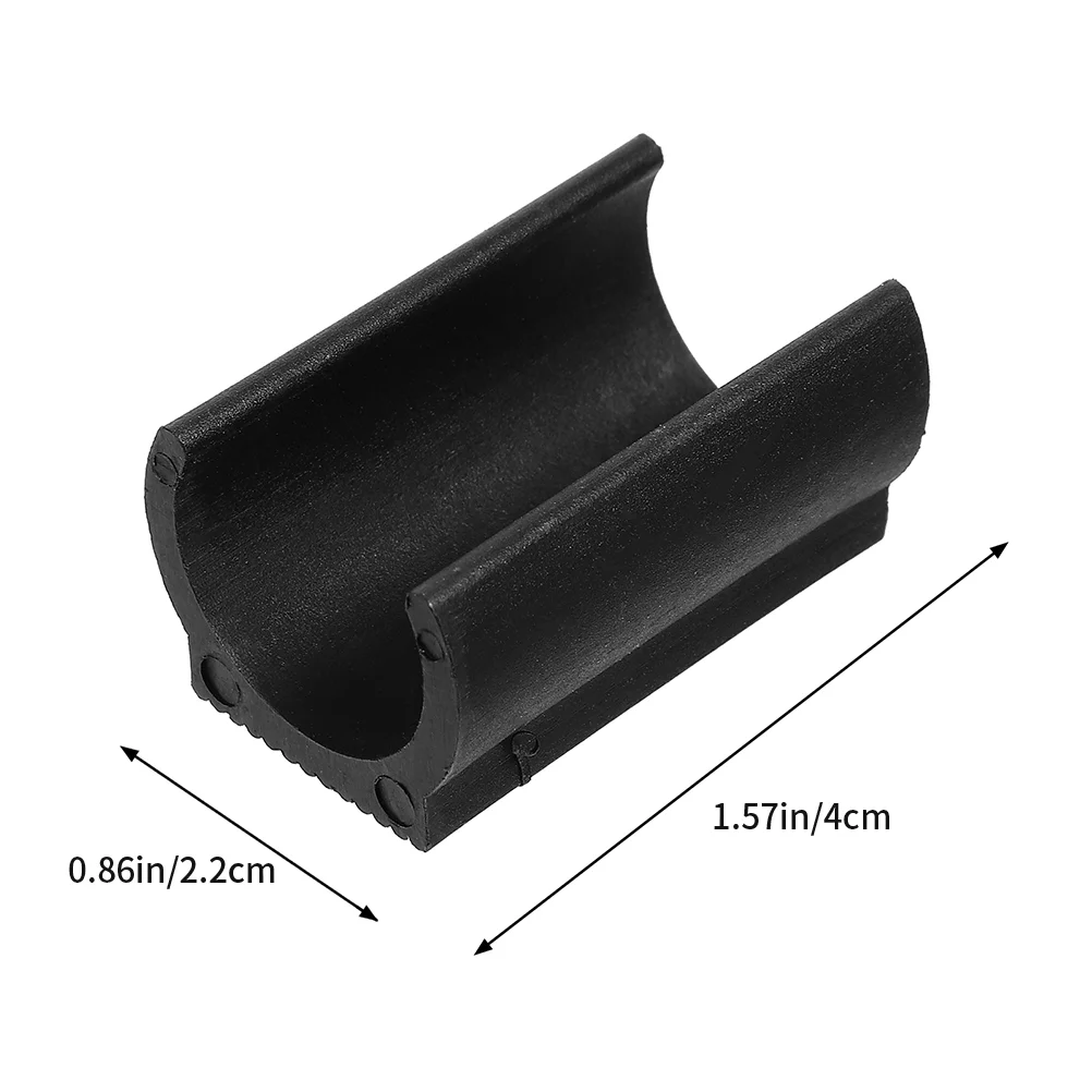 25 Pcs Non-slip Mat Bottom of Chair Legs Floor Protectors Patio Feet Glides Plastic Pad for Tube Furniture Shaped Topper