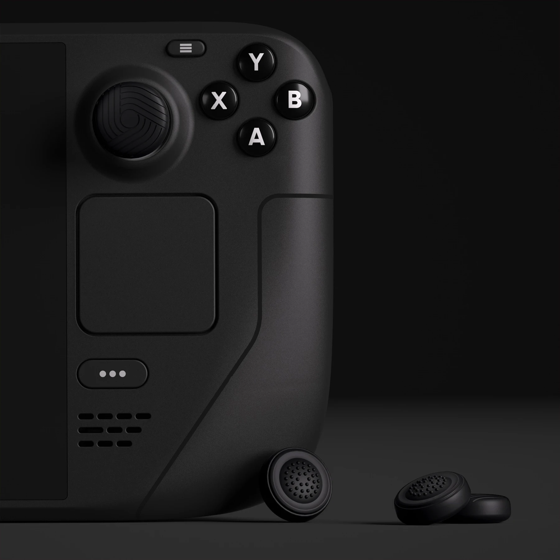 PlayVital tapas de agarre de pulgar para Steam Deck LCD y OLED, tapas de Joystick para PS Portal Remote Player - Samurai y Guardian Edition