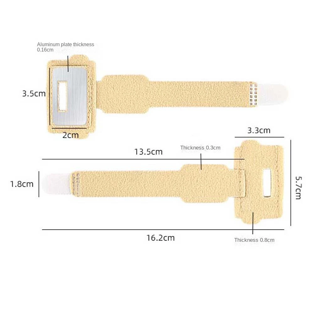 Straightening Toe Splint Support Joint Stabilizer Toe Joint Support Toe Fix Strap Protector Dislocation Fracture Aluminium Alloy