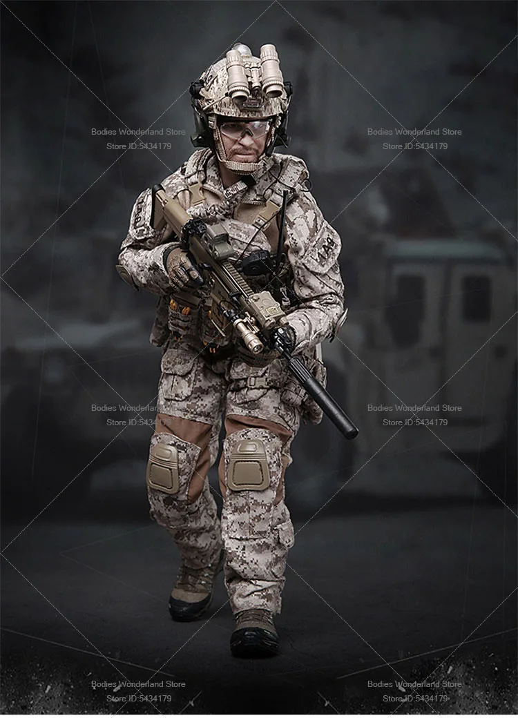 MINITIMES M012 1/6 Collectible US Military Navy Sea Seals Team Full Set Male Soldier 12inch Action Figure Doll
